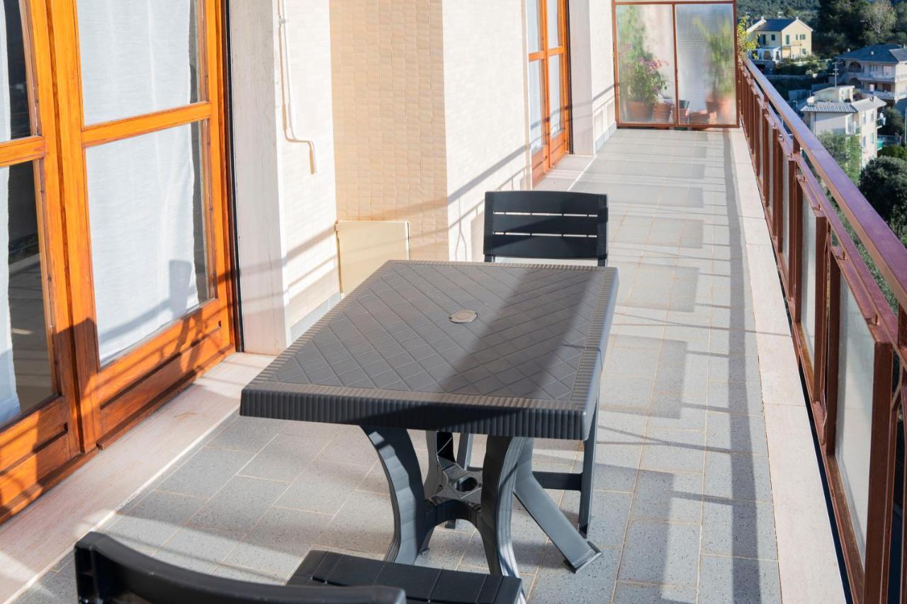 Apartmán 093 - Casa Panorama, Vista Mare E Vista Portofino, 500 Metri Centro Di Chiavari, Posto Auto Gratis Incluso Exteriér fotografie