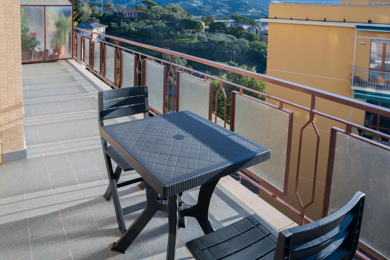 Apartmán 093 - Casa Panorama, Vista Mare E Vista Portofino, 500 Metri Centro Di Chiavari, Posto Auto Gratis Incluso Exteriér fotografie