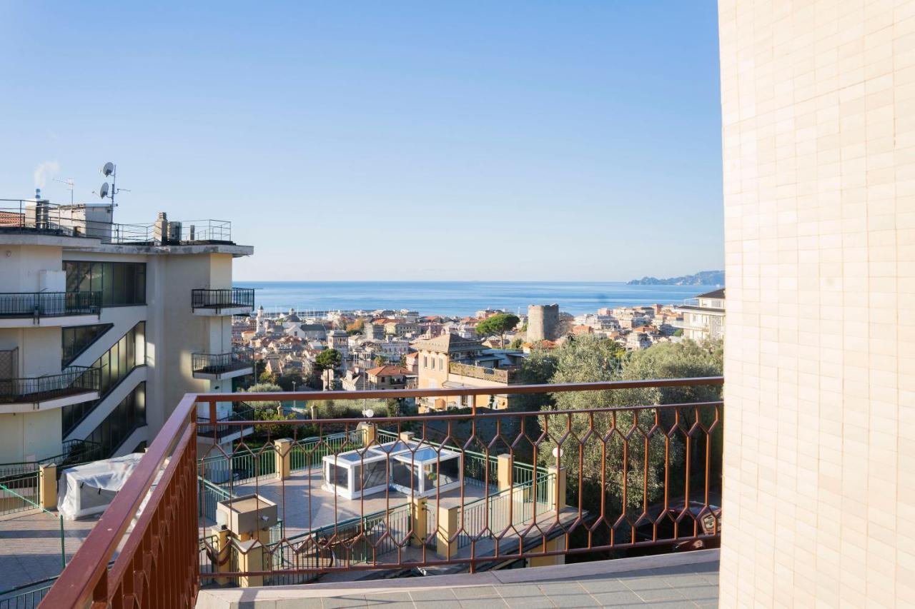 Apartmán 093 - Casa Panorama, Vista Mare E Vista Portofino, 500 Metri Centro Di Chiavari, Posto Auto Gratis Incluso Exteriér fotografie