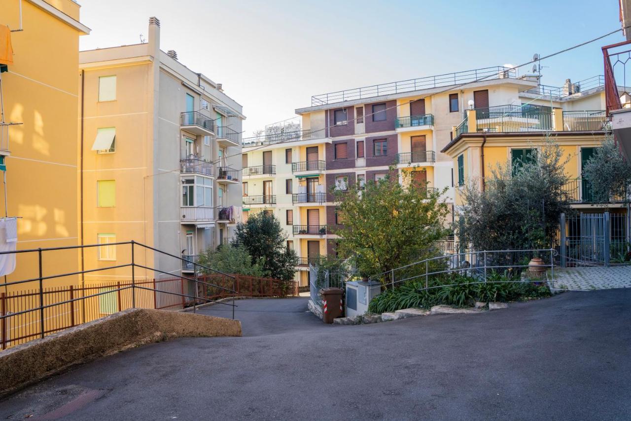 Apartmán 093 - Casa Panorama, Vista Mare E Vista Portofino, 500 Metri Centro Di Chiavari, Posto Auto Gratis Incluso Exteriér fotografie