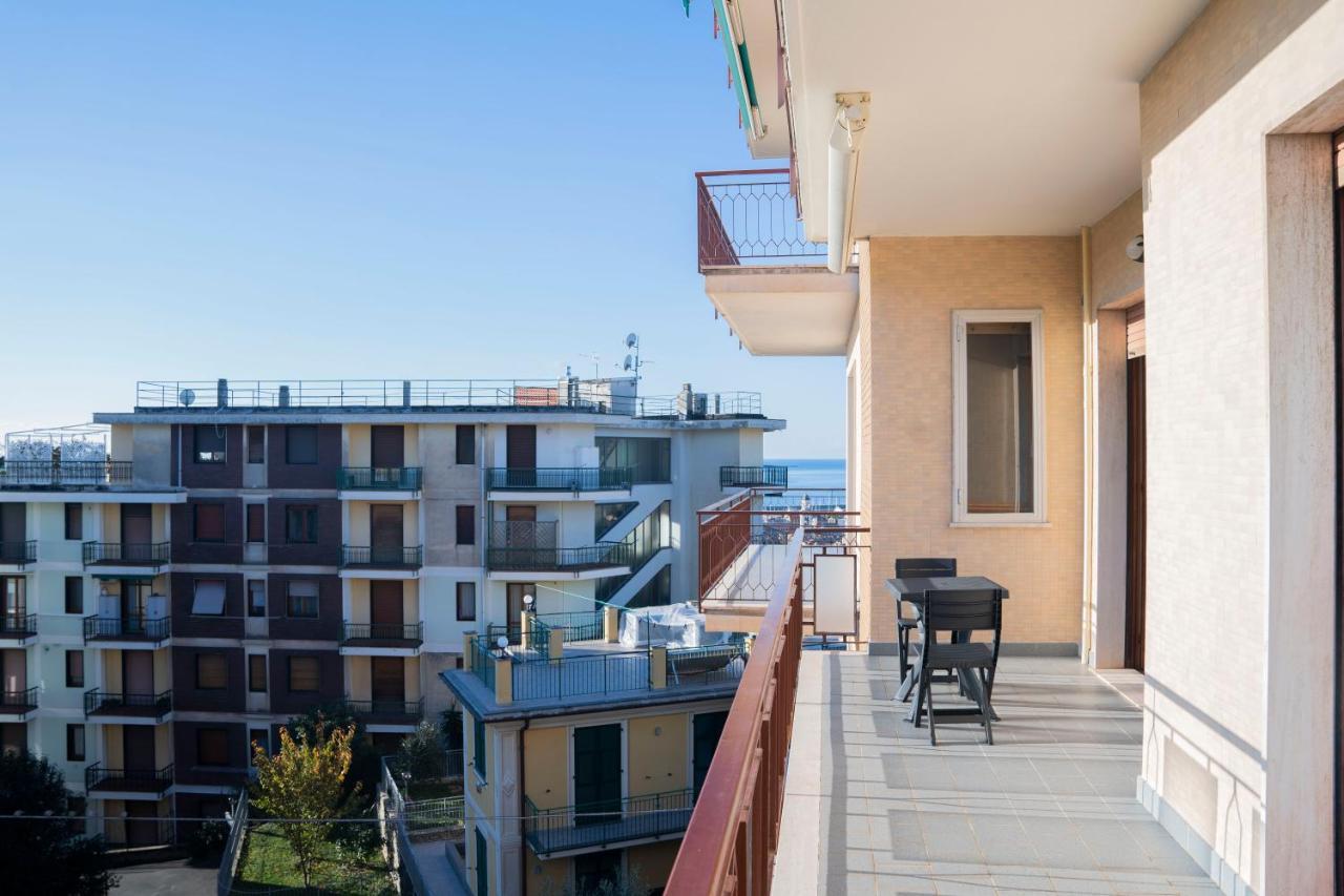 Apartmán 093 - Casa Panorama, Vista Mare E Vista Portofino, 500 Metri Centro Di Chiavari, Posto Auto Gratis Incluso Exteriér fotografie